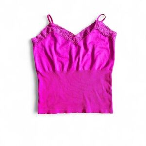 Connection 18 Fuchsia Lace Camisole